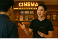 開始日相談可能！映画館でのPRのお仕事！週2日～OK！研修あります。未経験者歓迎☆の詳細画像