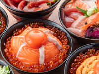 週末のみOK!!黒門市場1983年創業、海鮮丼専門店魚一スタッフ募集!!の詳細画像