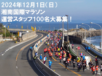 12月1日のみ！湘南国際マラソン運営スタッフ100名大募集！！賃金￥14,000-（交通費込）の詳細画像