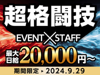 【9/29限定】海外でも注目！日本の代表格的な総合格闘技イベント★10月から嬉しい給与UP♪の詳細画像