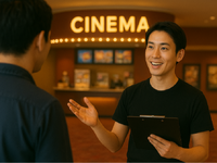 2026年5月開始！映画館でのPRのお仕事！週2日～OK！研修あります。未経験者歓迎☆の詳細画像