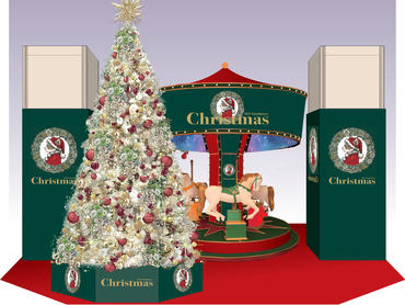 急募＜12/10～25期間限定＞京都髙島屋★館内メリーゴーランド案内スタッフ★　