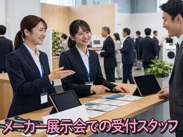 ＜4/15,16（水木）＞大手メーカー新商品展示場での受付業務#単発OK #期間限定/HSSVH277