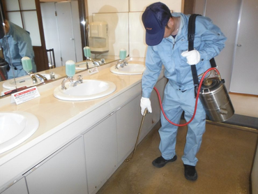 病院内での消毒業務・害虫駆除スタッフ 未経験大歓迎・学歴不問・高時給（2/19～3/13のうち12日間限定)