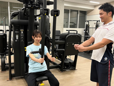 【カルッツかわさき】【スポーツ施設のトレーニング室スタッフ】しっかりとした研修でサポート！アルバイト初心者の方も大歓迎！！