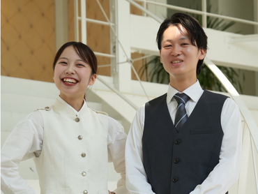 結婚式を一緒に創り上げましょう　ブライダルサービススタッフ　週1日～土日のみOK　未経験者歓迎　初アルバイト歓迎　同年代が多いので馴染みやすい　ガクチカ！就活でも評判いいですよ