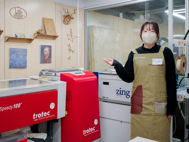 ものづくり好きな方歓迎！デジタル工作工房での接客スタッフ／週1日〜OK！