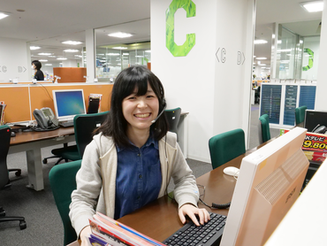 ＼ガクチカになるバイト／就活に活かせる応対力をムリなく身に付けよう♪友達と応募もOK！服装・髪型・ネイル自由/jchktcall