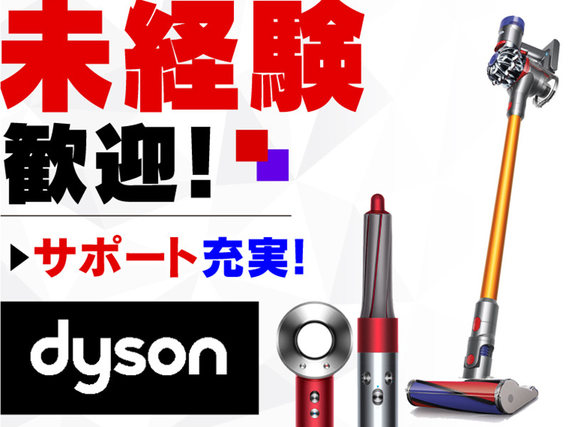 【1月までの限定施策★特別ボーナス3万円支給あり！】ダイソン掃除機PRのお仕事/4120292512241の詳細画像