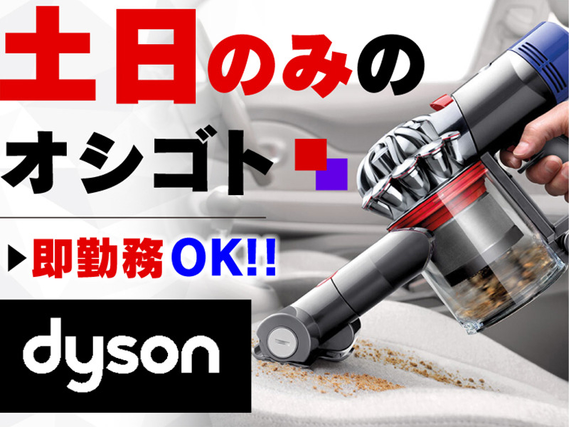 ＜土日祝だけ＞高時給1700円も可✨ダイソンクリーナーのPR/5320292601093の詳細画像