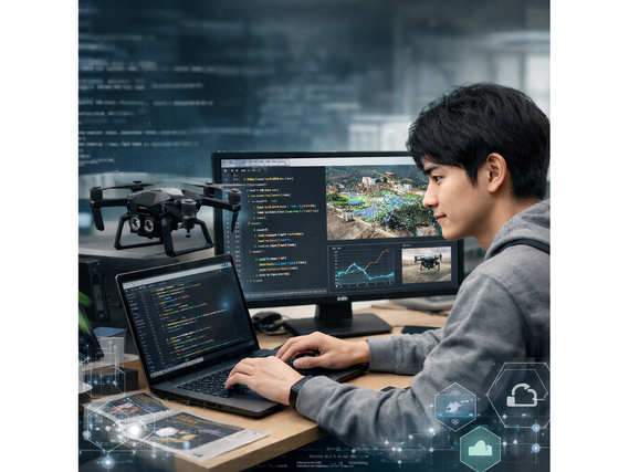 ドローンソフトウェア開発エンジニア募集｜Python・Web開発経験者歓迎　週１日～OK！の詳細画像